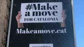 La ANC contrata carteles de propaganda 'indepe' en Roma y pide donativos para seguir por toda Europa