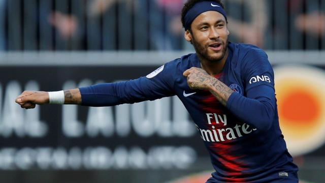 Neymar, con el PSG