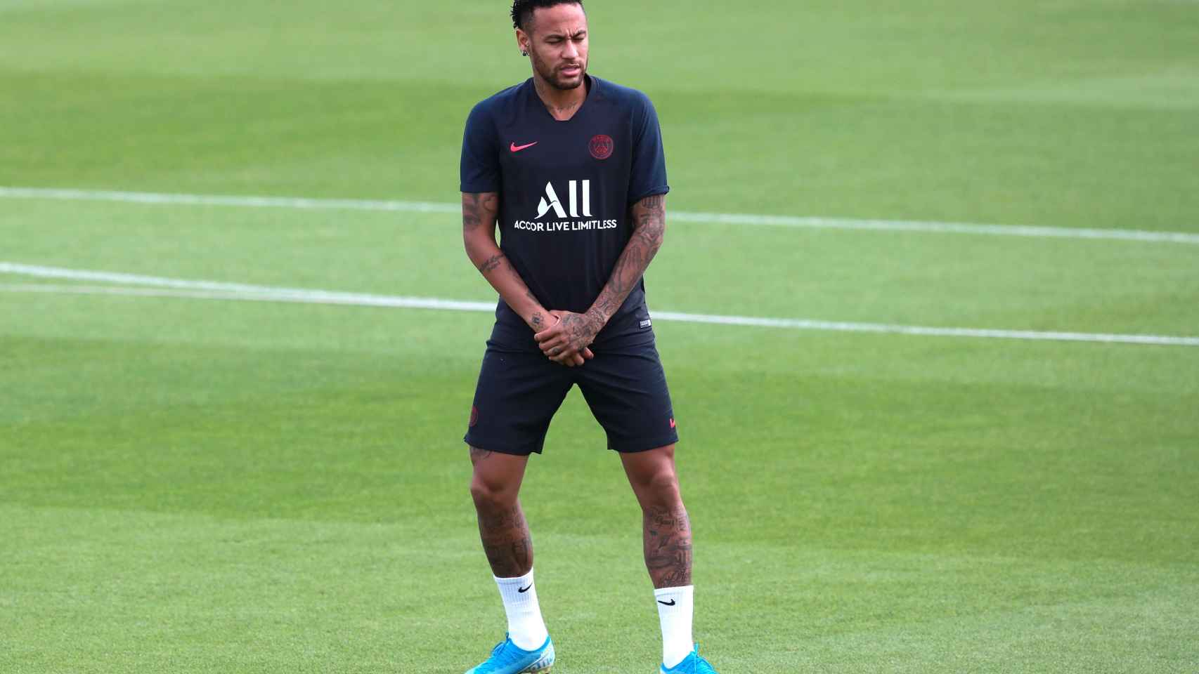 Neymar se entrena con el PSG
