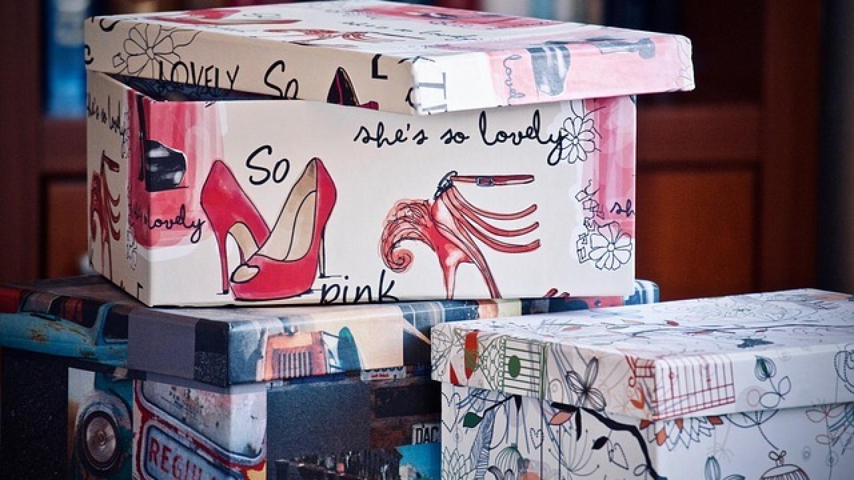 Ideas con cajas de zapatos Arte en casa - Manualidades y reciclaje