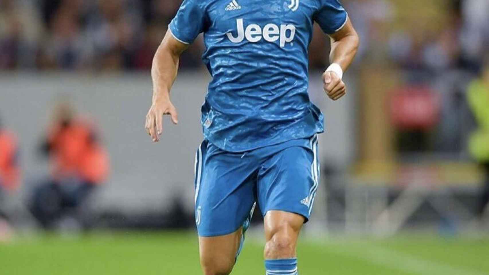 Cristiano Ronaldo, en un partido de la Juventus de Turín. Foto: Twitter (@Cristiano)