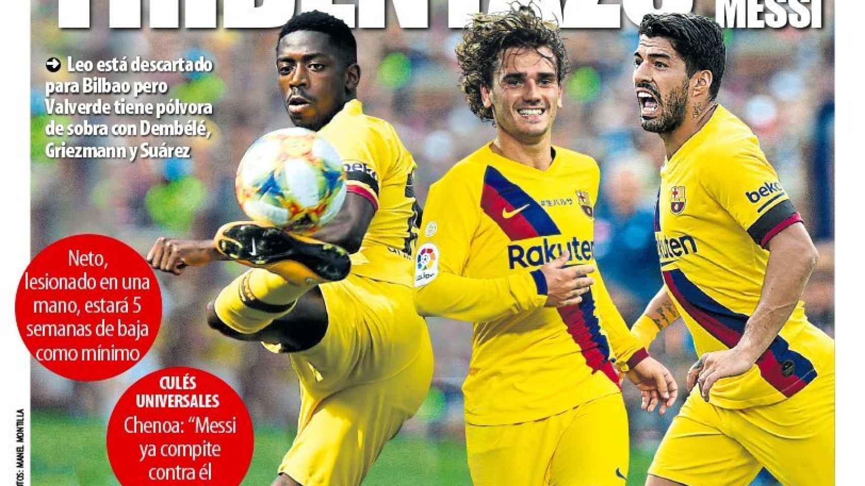 La portada del diario Mundo Deportivo (12/08/2019)