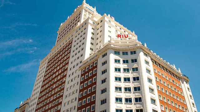 El hotel Riu Plaza España en una imagen de archivo.