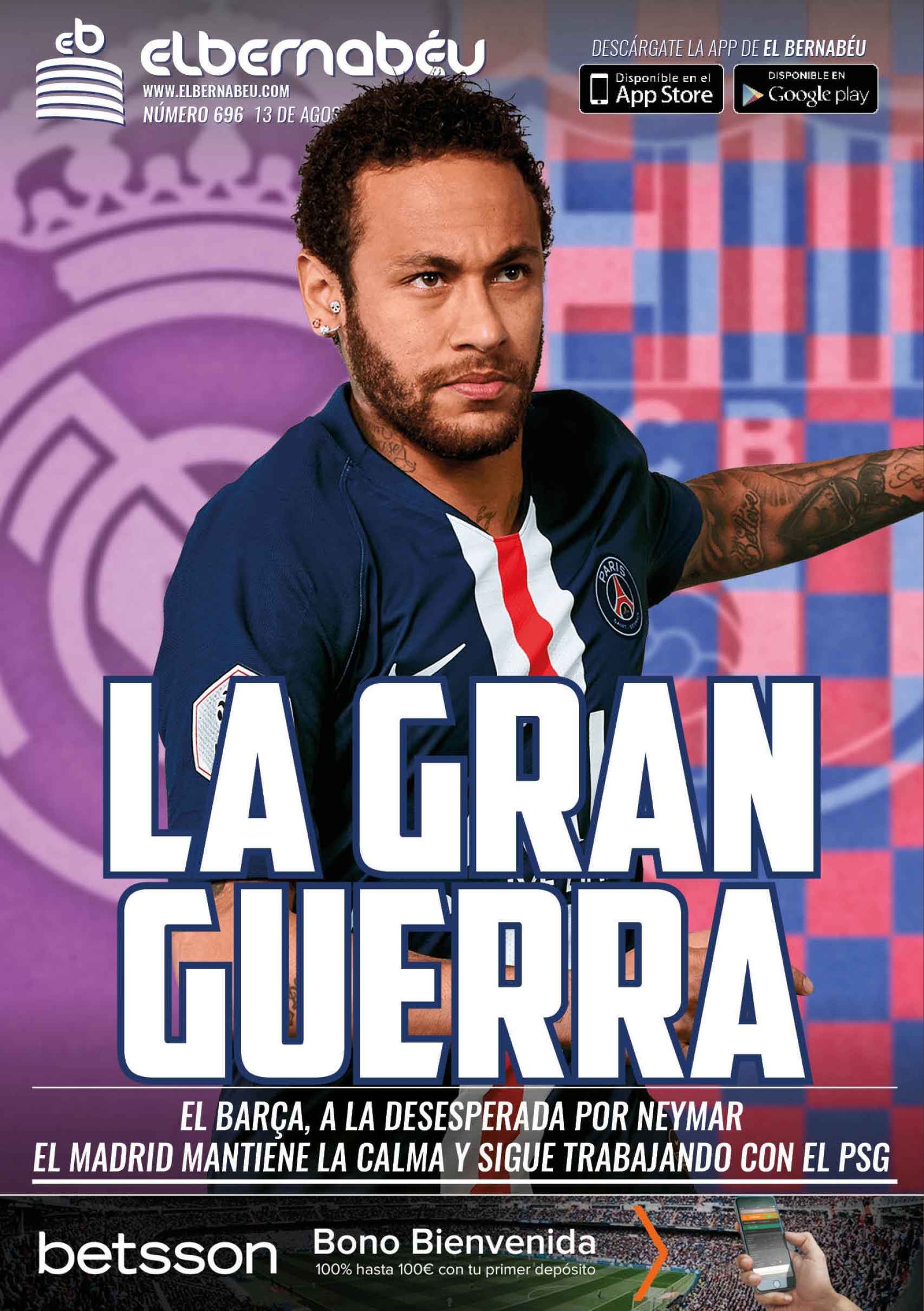 La portada de El Bernabéu (13/08/2019)