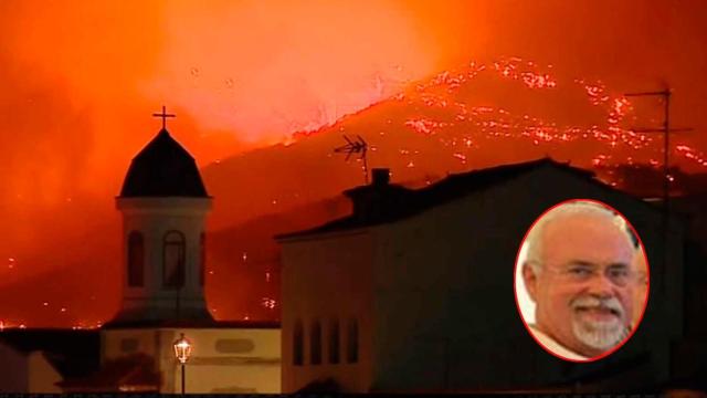 José Sánchez, el hombre que provocó el incendio en Gran Canaria cuando utilizaba una radial.