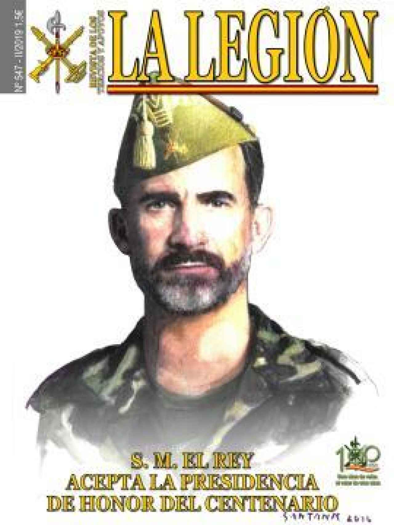La revista de la portada 'La Legión'.