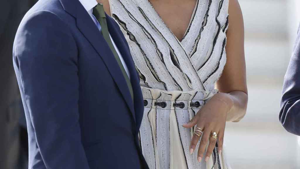 Michelle Obama durante una visita a Madrid en 2016.