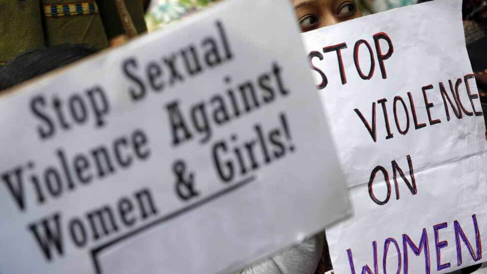 Manifestación contra los abusos sexuales