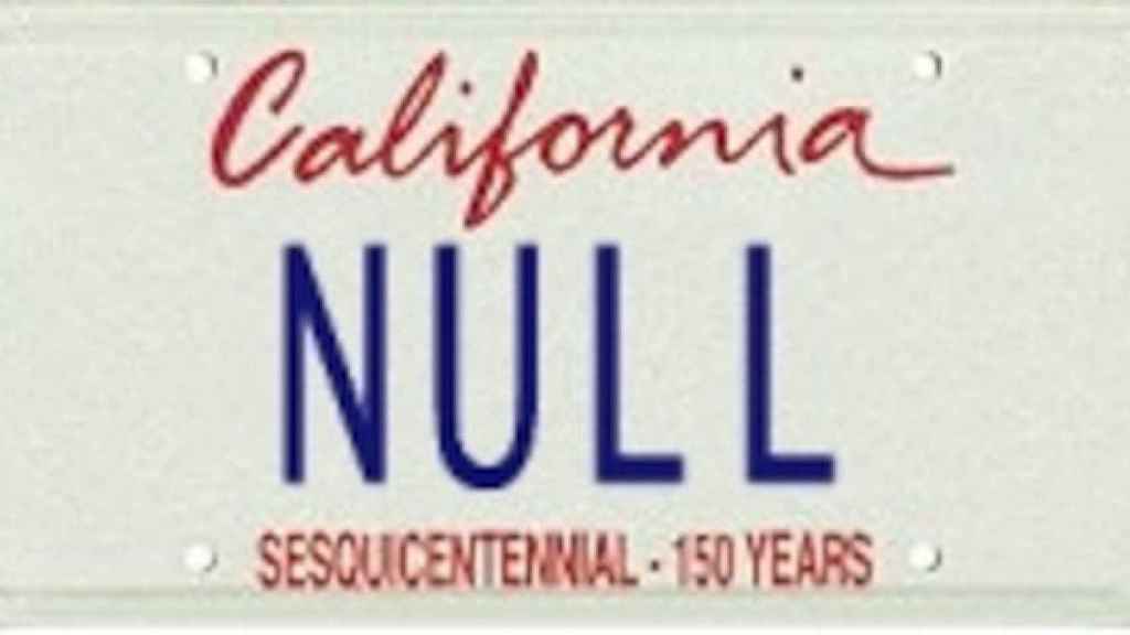 Matrícula personalizada con NULL