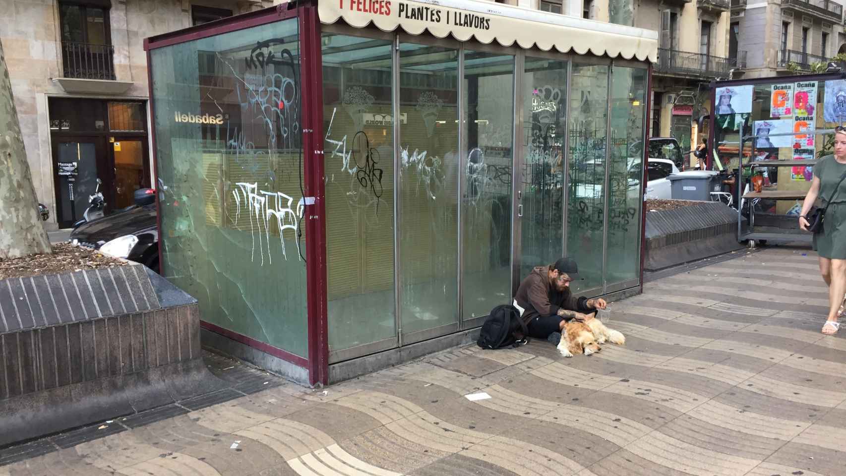La floristería Felices fue cerrada por sus propietarios tras el atentado