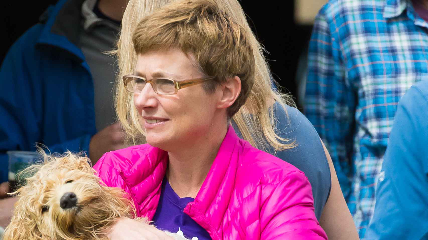 Rachel Clacher, madre de la fallecida, en una fiesta benéfica en 2014.