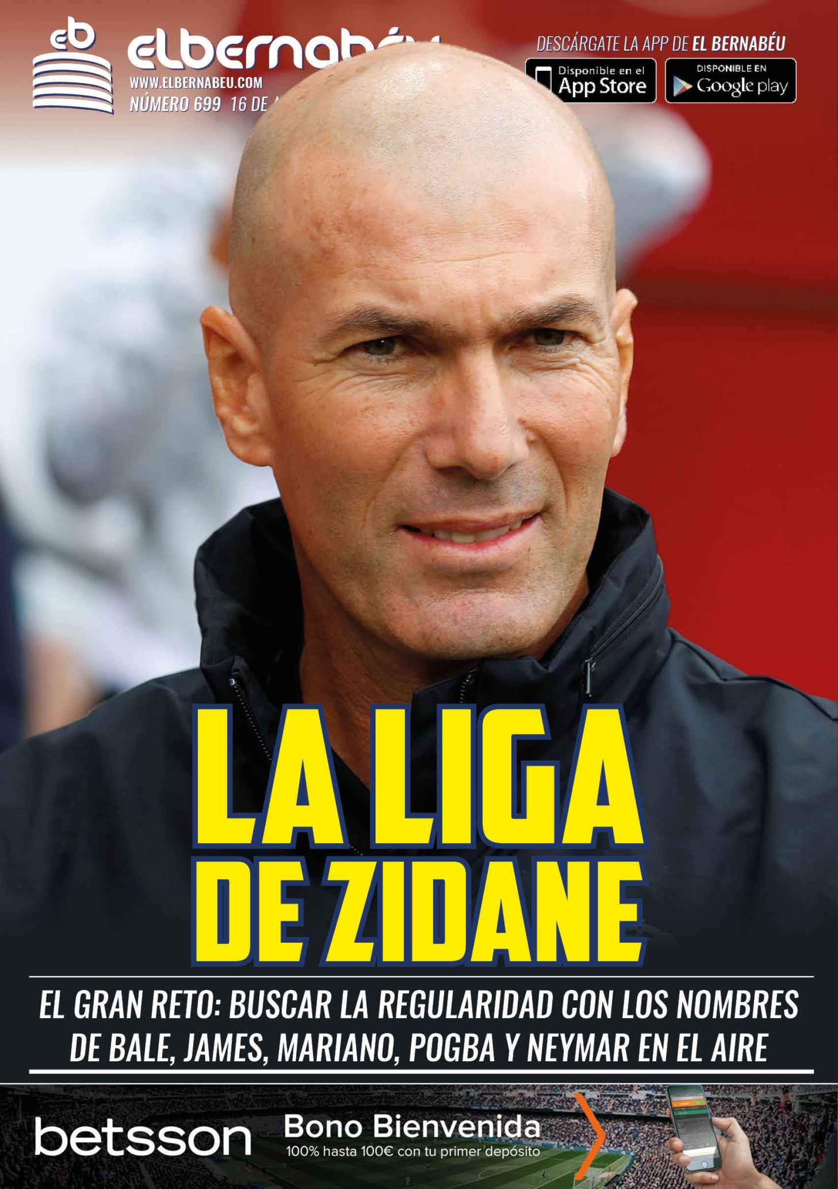 La portada de El Bernabéu (16/08/2019)