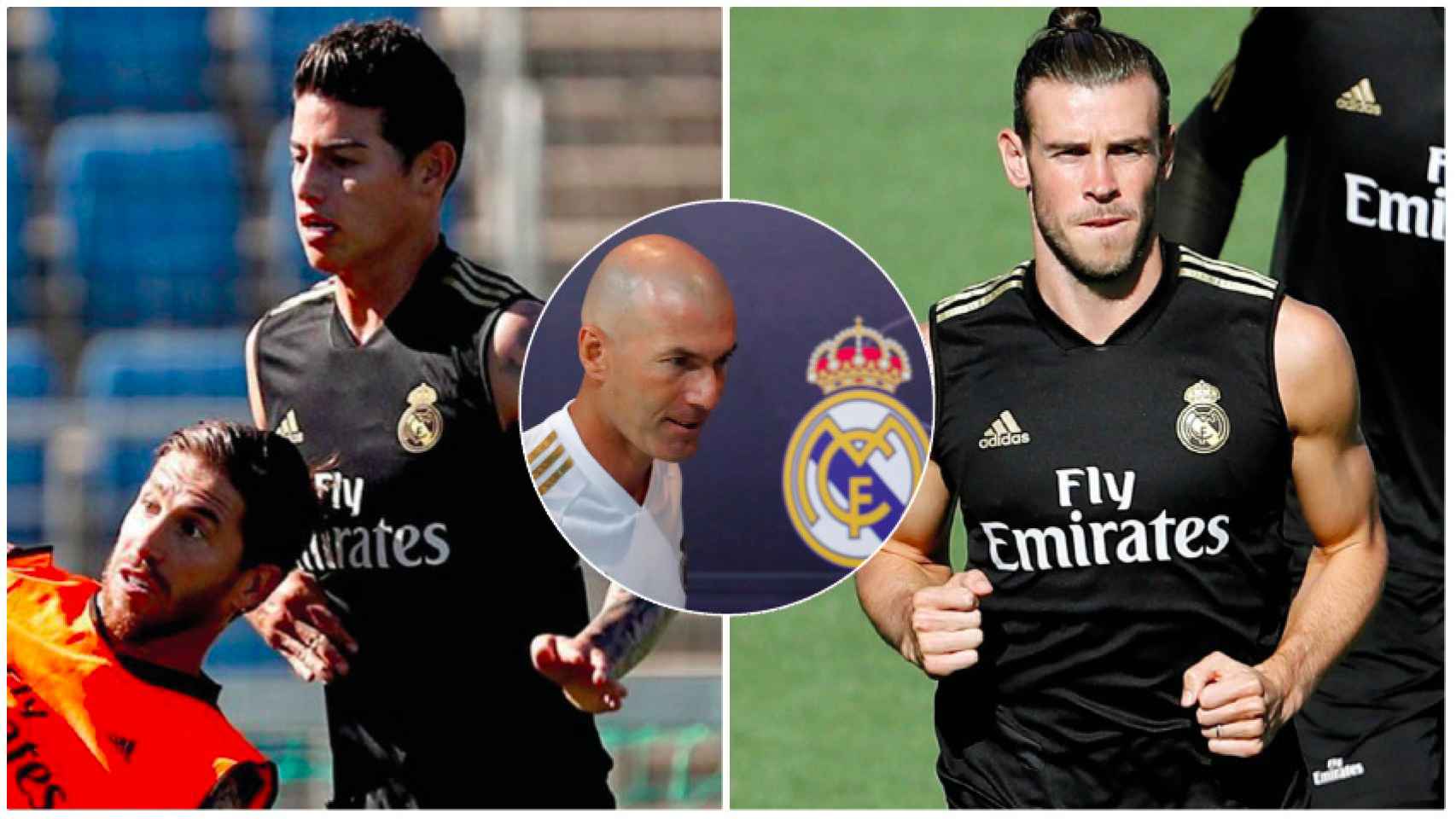 James y Bale cuentan con la confianza de Zidane
