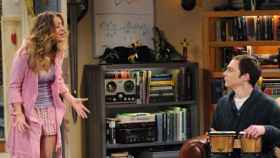 Penny y Sheldon en pijama en 'The Big Bang Theory'