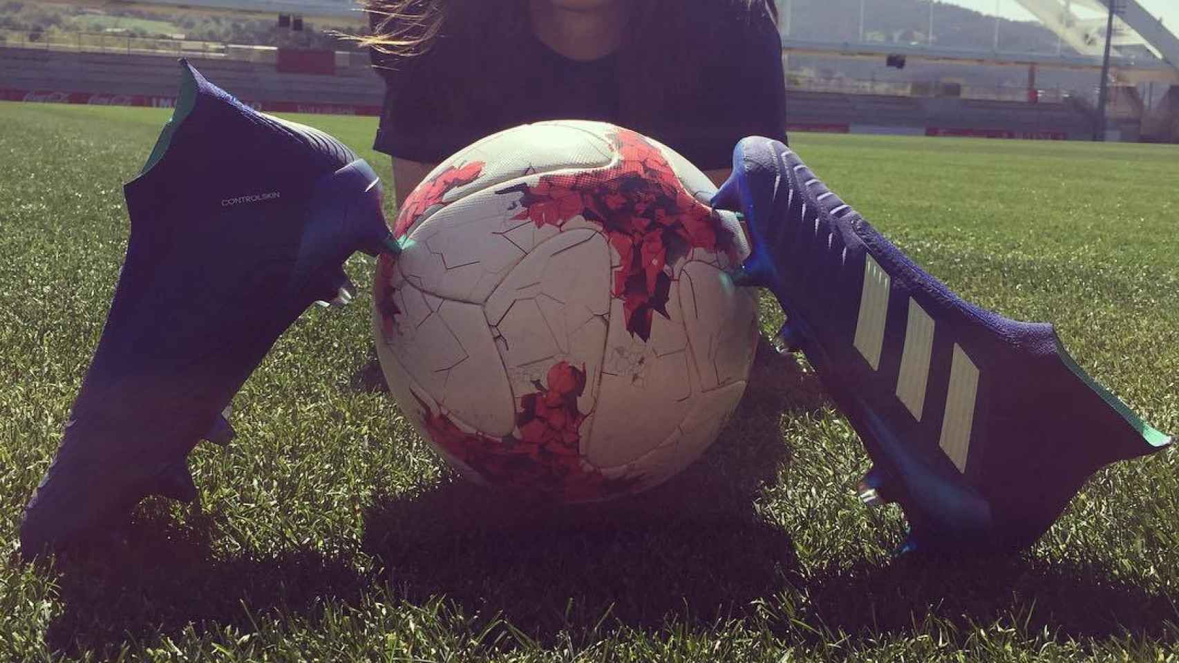 Eunate Arraiza, futbolista del Athletic femenino. Foto: Instagram (@eunate14)