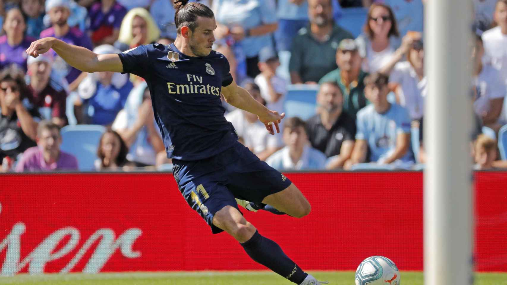Gareth Bale, en un partido del Real Madrid en La Liga