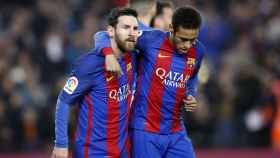Messi y Neymar, en el Barcelona