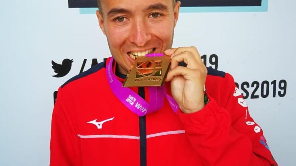 Daniel Martín Anaya, tras ganar la medalla de bronce en el pasado Mundial