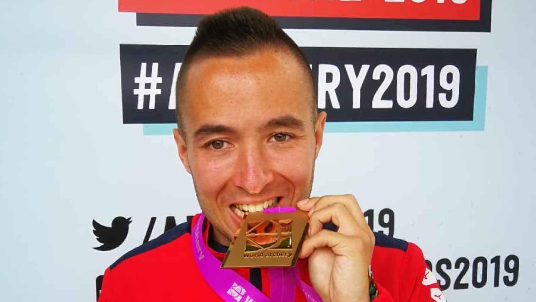 Daniel Martín Anaya, tras ganar la medalla de bronce en el pasado Mundial