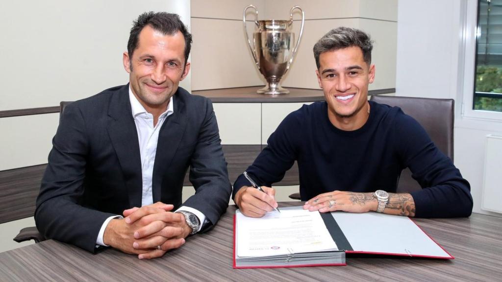 Hasan Salihamidzic con Coutinho