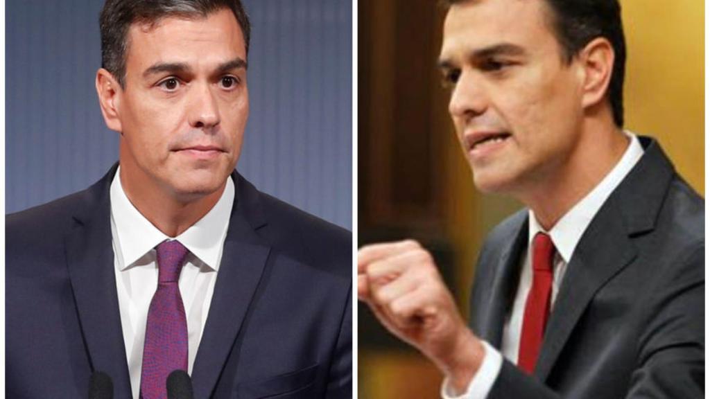 El antes y el después de Pedro Sánchez.