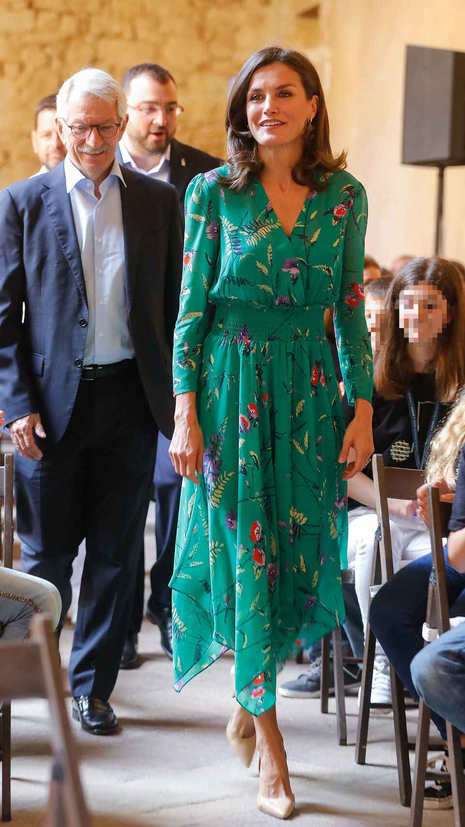 La reina Letizia en la conferencia inaugural de los cursos de verano de la Escuela Internacional de Música de la Fundación Princesa de Asturias.