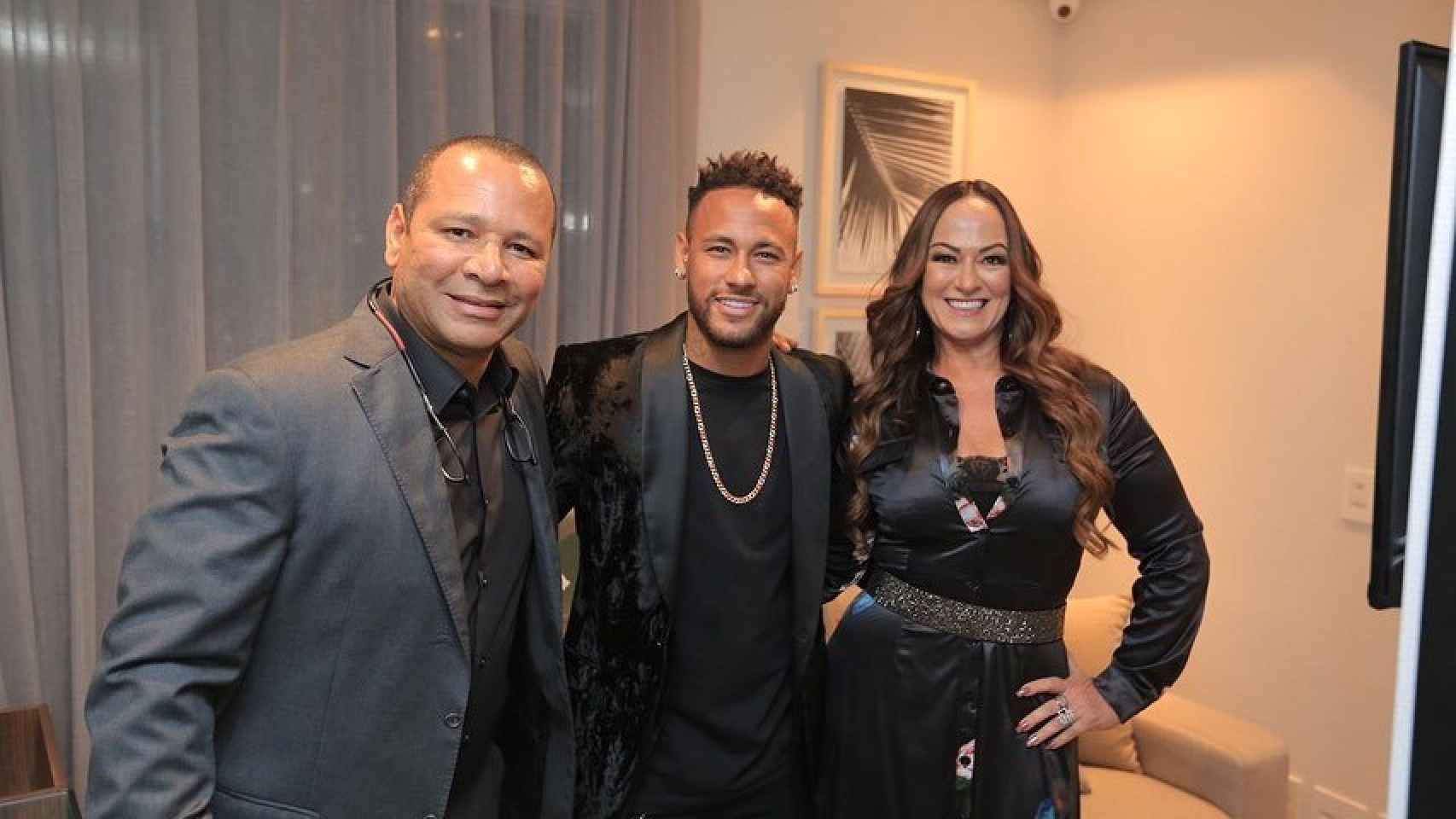 Neymar y su padre. Foto: Instagram (@neymarpai_)