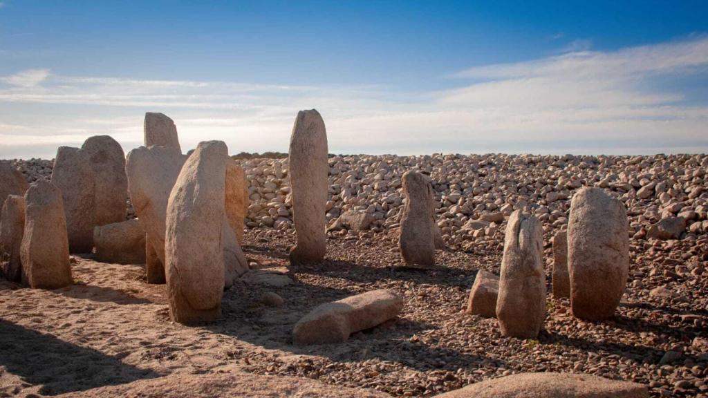 El dolmen de Guadalperal fue saqueado en época romana.