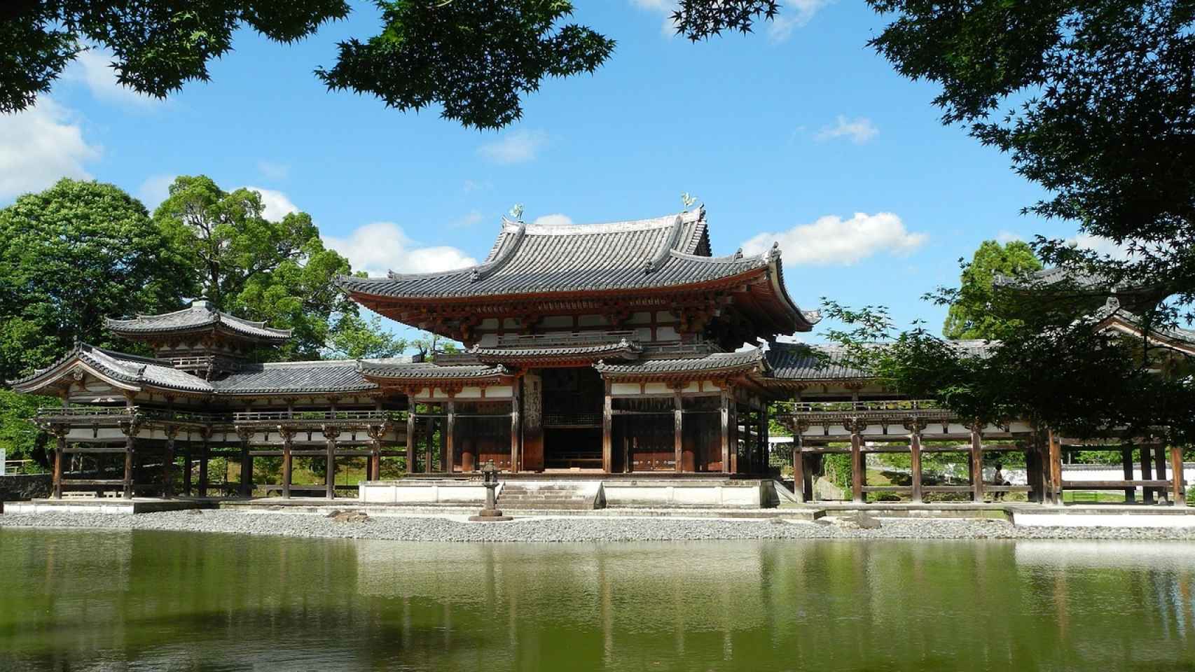 Templo budista de Uji en la localidad de Kioto, Japón.