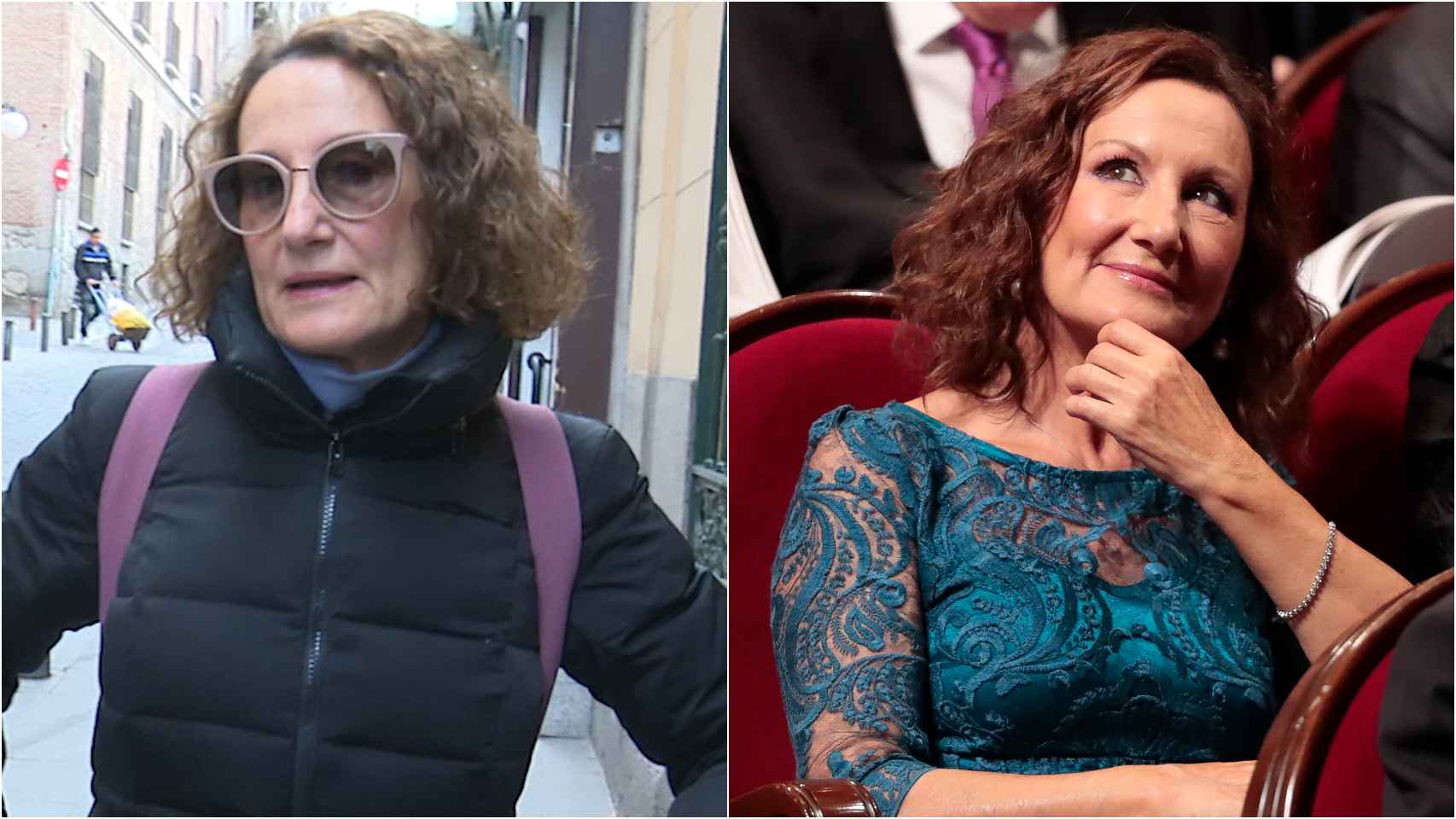 Paloma Rocasolano en abril de 2018 y en octubre de 2018.