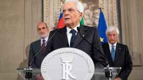 El presidente de la República italiana, Sergio Mattarella.