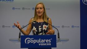 La secretaria general del PP vasco, Amaya Fernández.