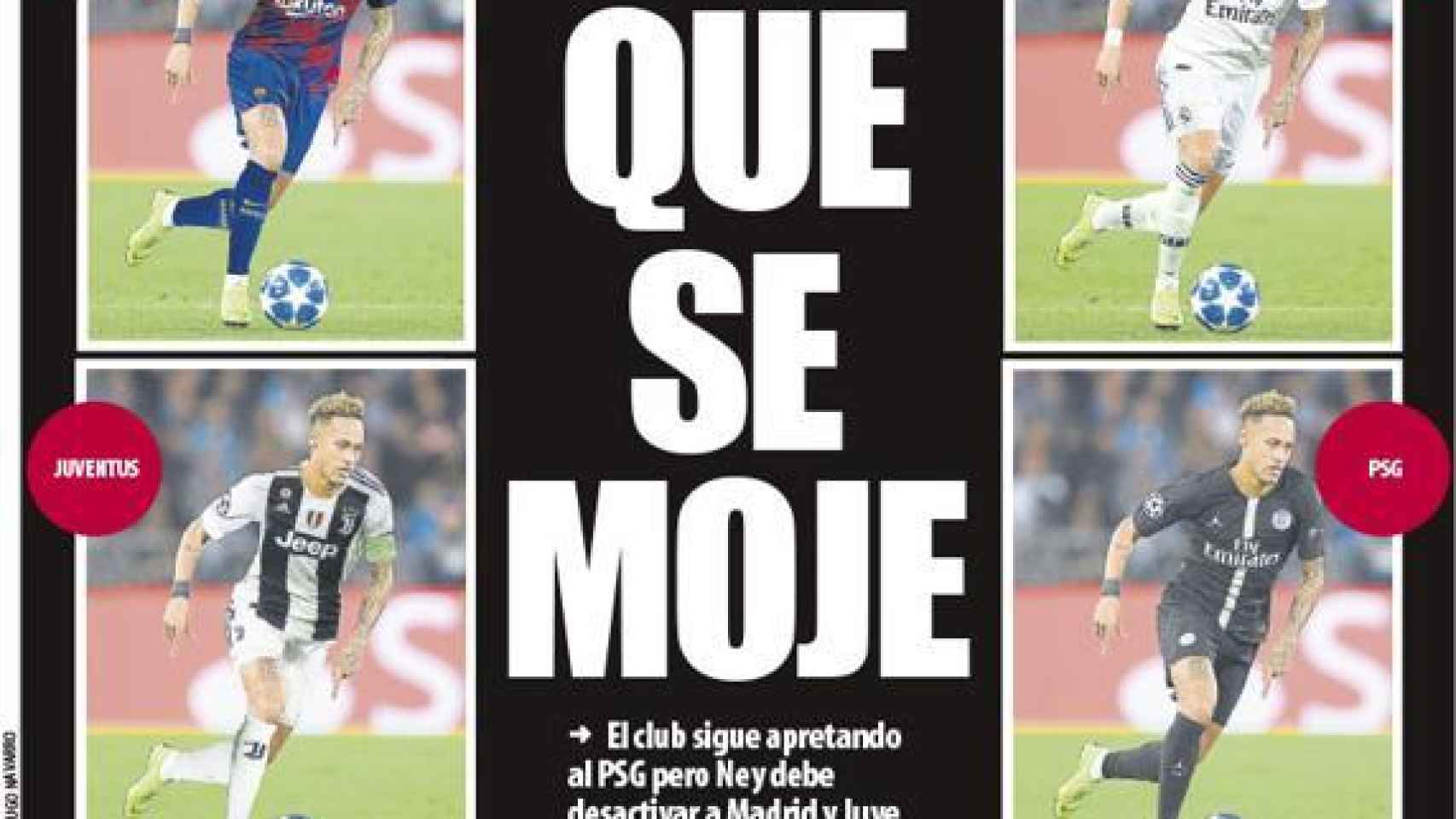 La portada del diario Mundo Deportivo (23/08/2019)
