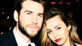 Miley Cyrus y Liam Hemsworth.