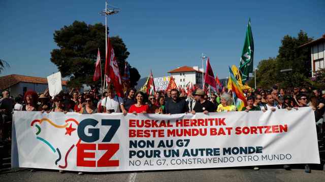Protestas en el G7 que se celebra en Biarritz.