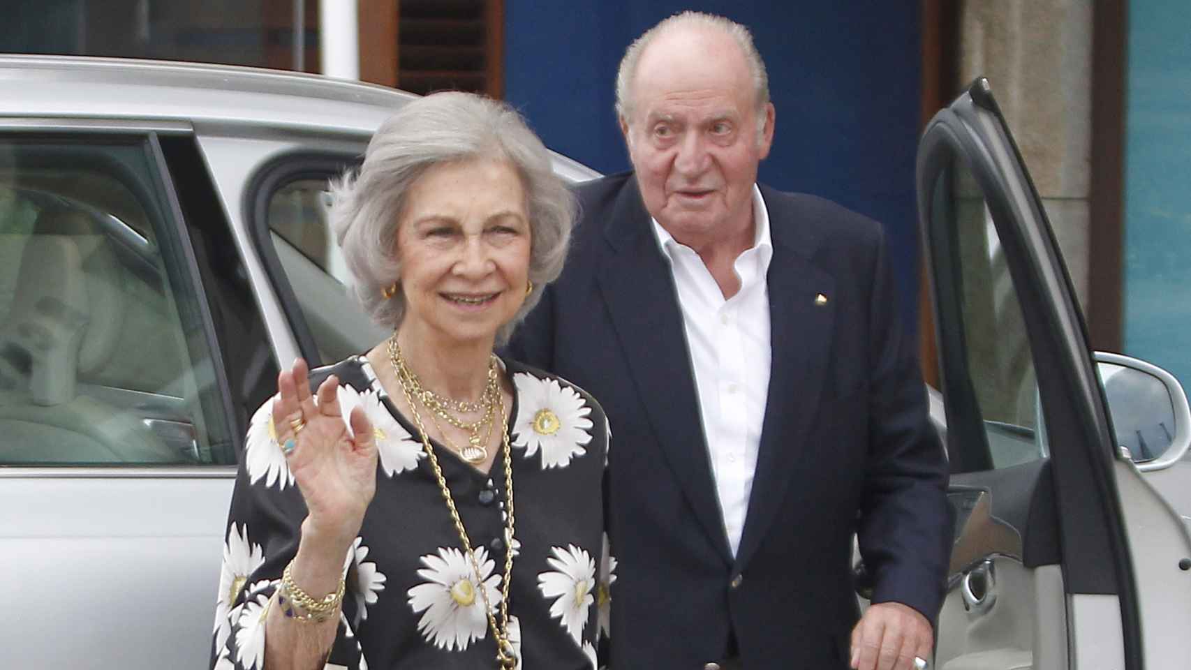 El rey Juan Carlos y la reina Sofía en una fotografía reciente.