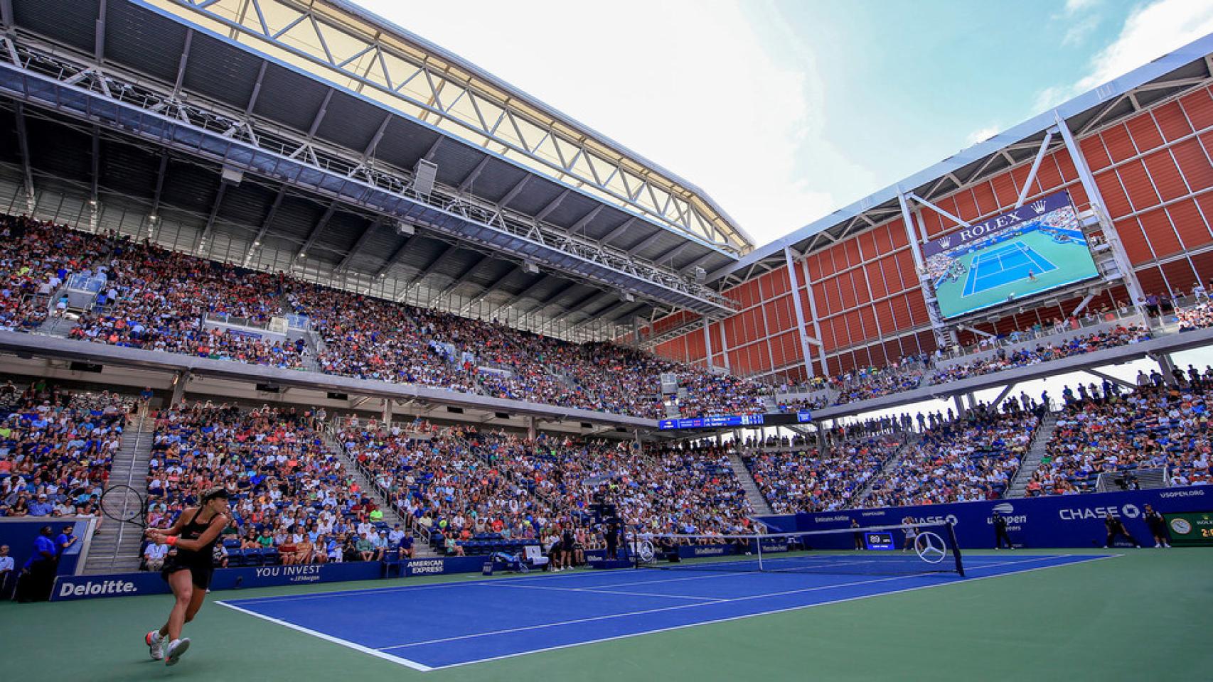 Чемпионат сша. Открытый Чемпионат США по теннису. Зрители на us open. Us open стадион в ньюрке. Us open Tennis Championships.