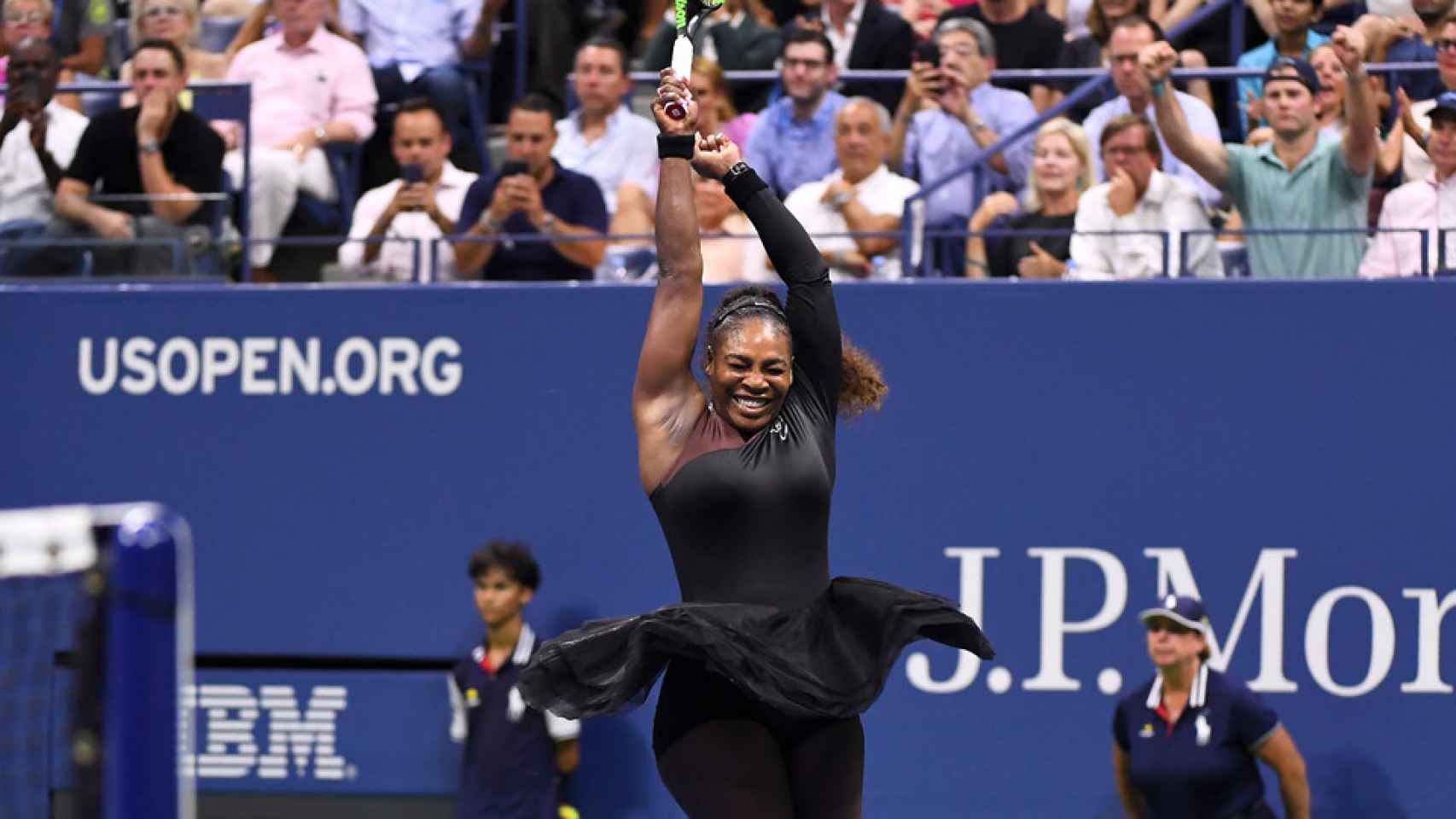 Serena Williams, en el US Open. Foto: usopen.org