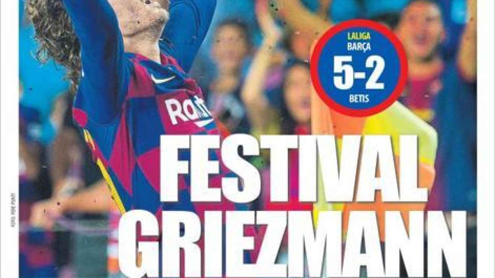 La portada del diario Mundo Deportivo (26/08/2019)