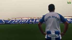 El Leganés presenta a su nuevo jugador: 'Aitor Menta'