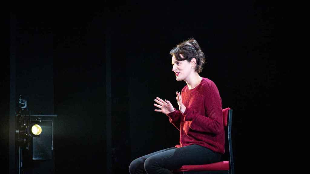 La creadora y protagonista de 'Fleabag', Phoebe Waller-Bridge, en la representación de la obra esta semana.