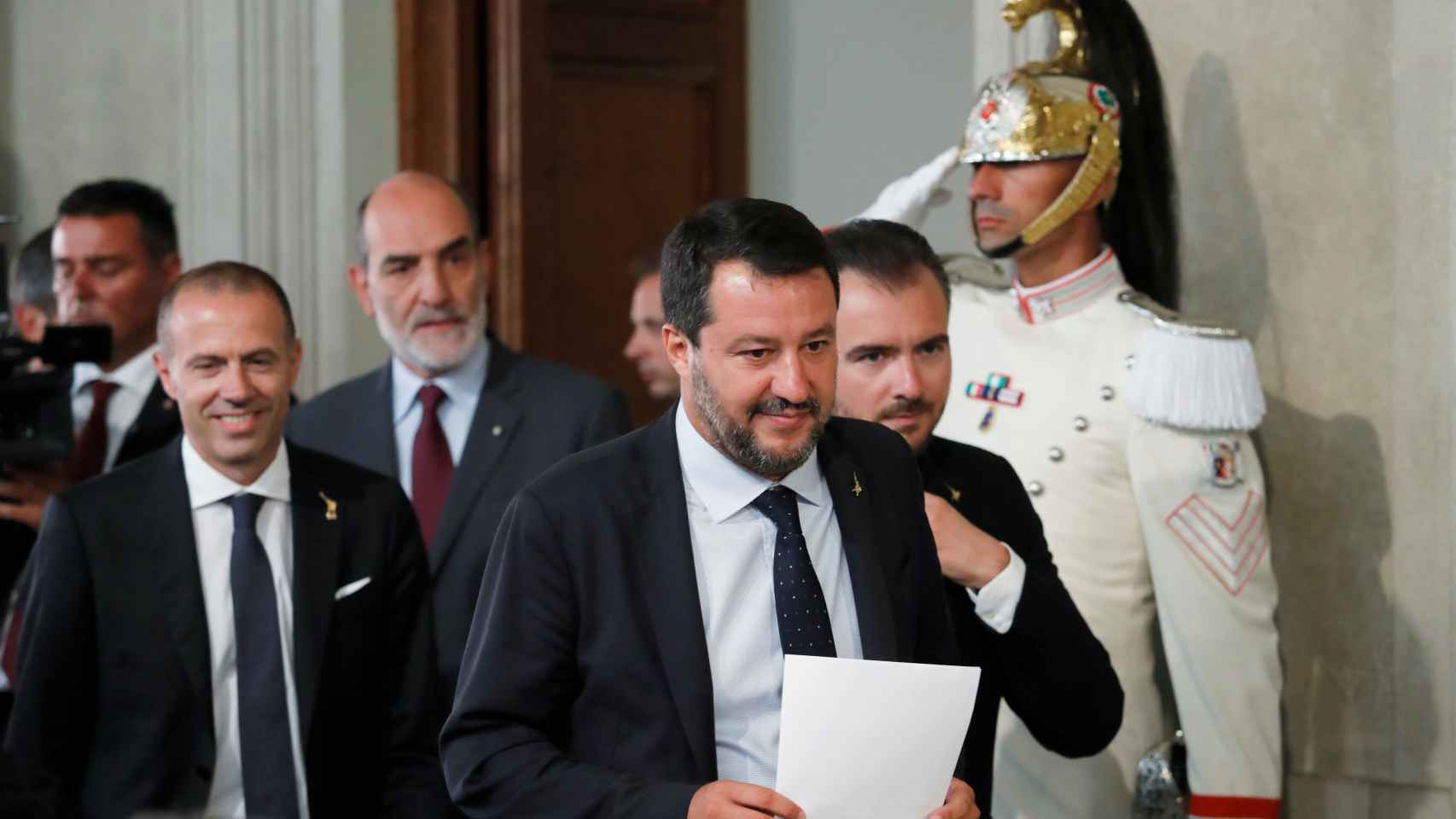 Salvini, tras reunirse hace unos días con el presidente Mattarella
