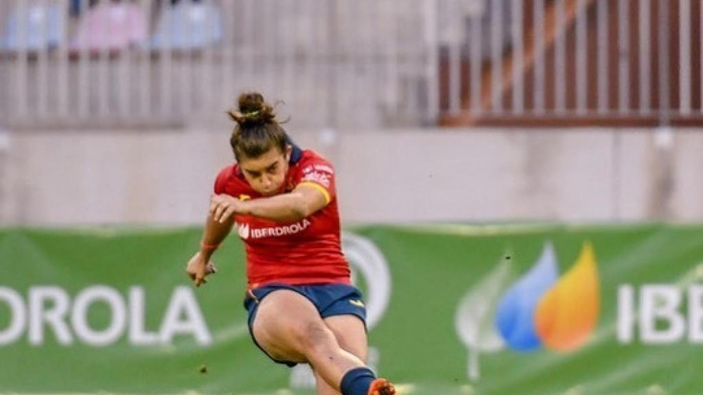 Patri García, en un partido de rugby. Foto: Instagram (@pgr_rugby)