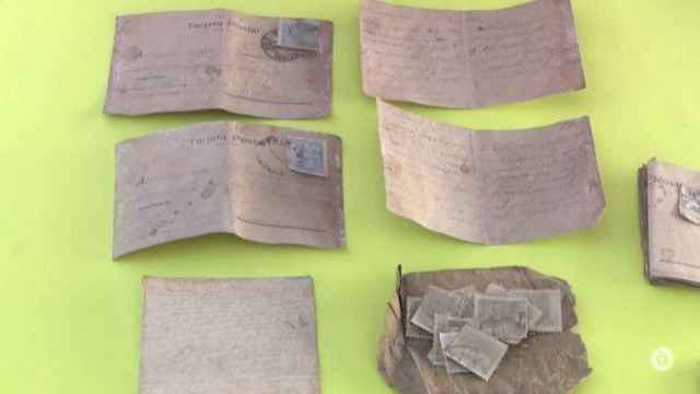 Estas son las cartas recuperadas durante la exhumación.