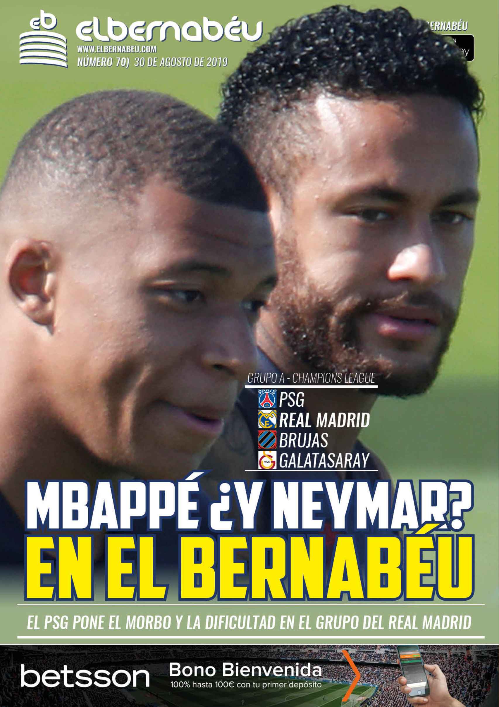 La portada de El Bernabéu (30/08/2019)