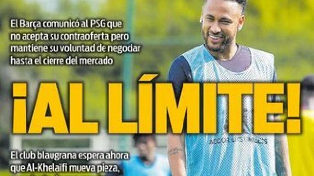 La portada del diario Sport (31/08/2019)