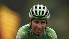 Nairo Quintana, durante la novena etapa de La Vuelta