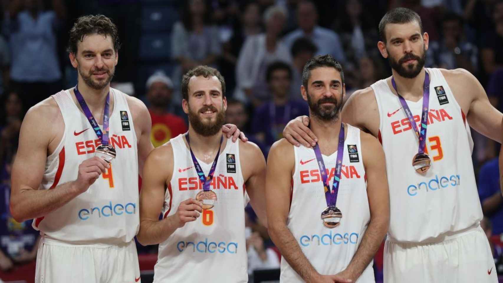 Los Gasol, Sergio Rodríguez y Navarro en el Eurobasket