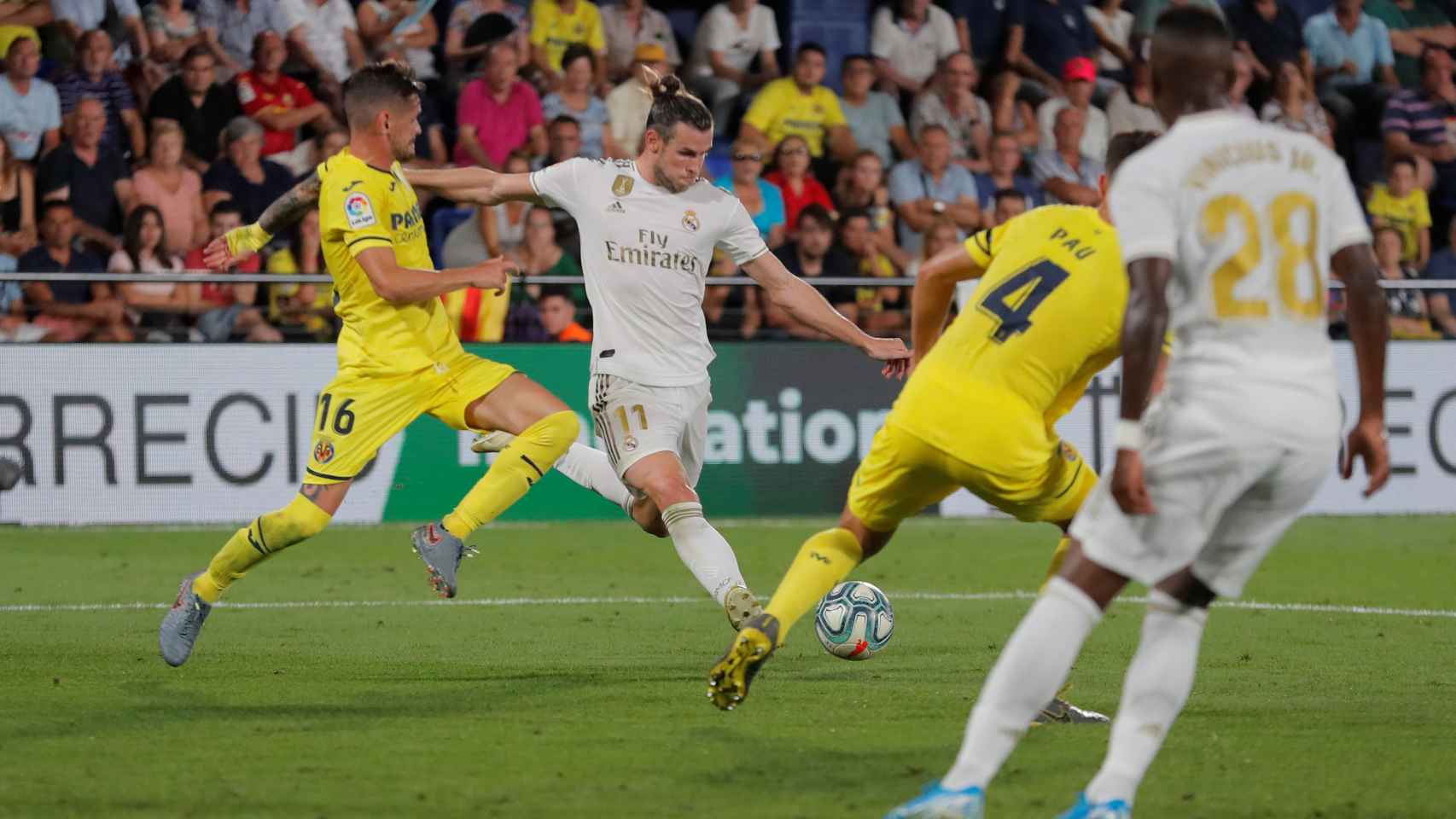 Gareth Bale dispara a puerta y hace el segundo para el Real Madrid