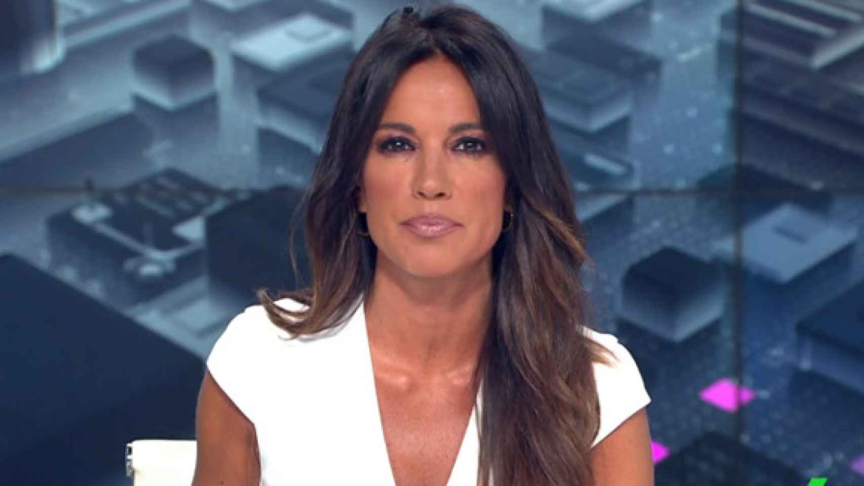 La presentadora Cristina Saavedra.